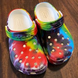 Tie Dye Crocs